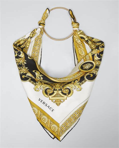 silk versace fashion scarf wholesale|versace printed silk scarf.